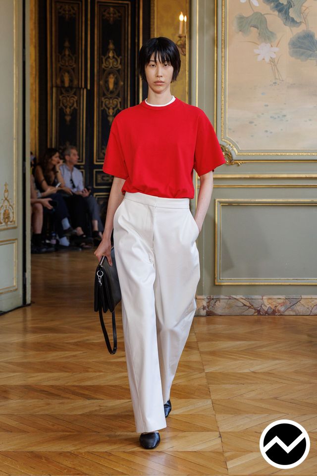 Studio Nicholson, SS27 womenswear, Scarlet, look 26