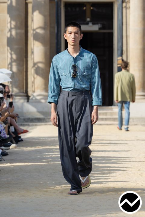 System, SS27 menswear, Rolled Up Sleeve Shirts, look 6