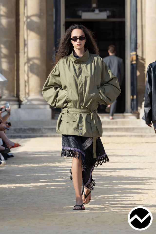 System, SS27 womenswear, Oversized Jacket, look 18
