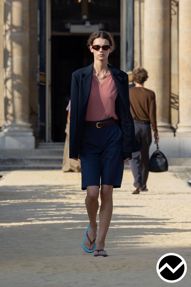 System, SS27 womenswear, Above The Knee Shorts, look 48