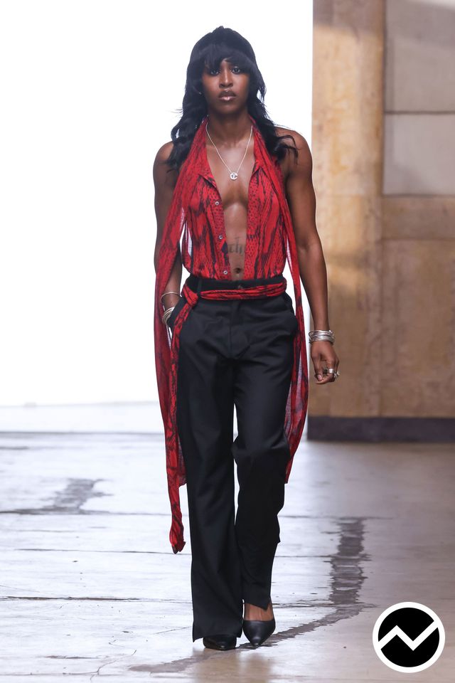 Telfar, SS27 womenswear, Rock, look 17