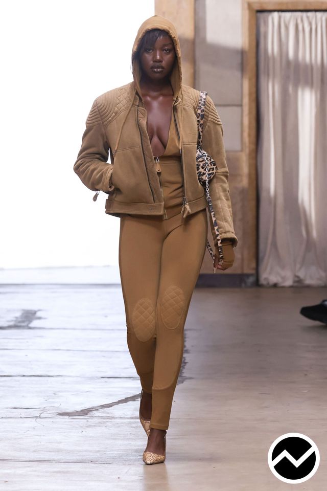Telfar, SS27 womenswear, Biker, look 36