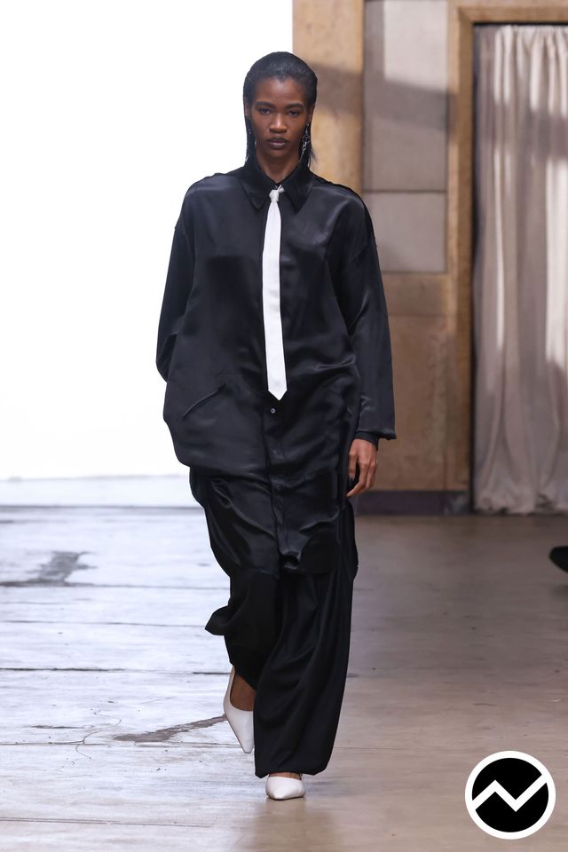 Telfar, SS27 menswear, Oversized Shirts, look 46