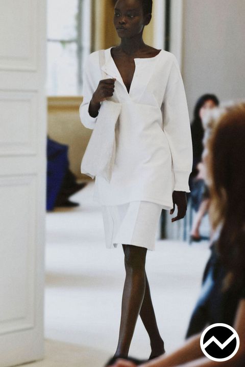 The Row, SS27 womenswear, Straight Skirts, look 5