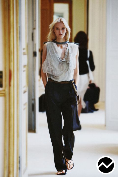 The Row, SS27 womenswear, Draped Top, look 12