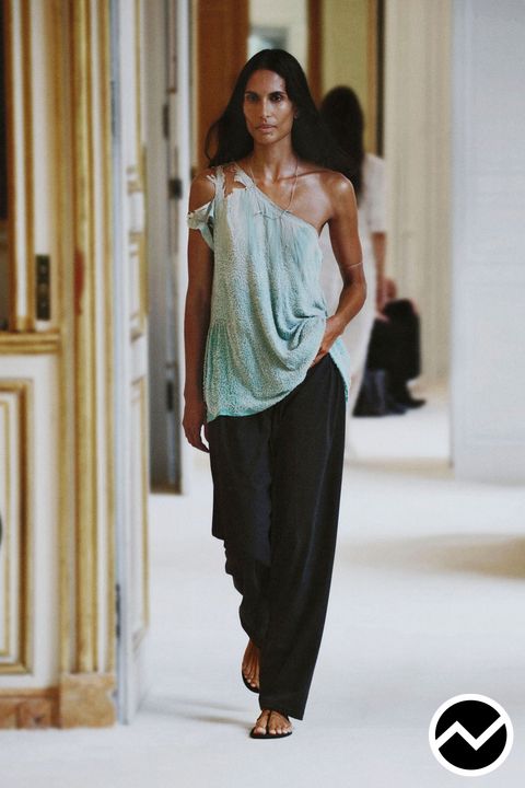 The Row, SS27 womenswear, Draped Top, look 27