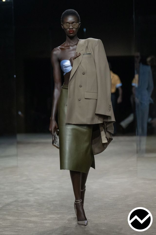 Tom Ford, SS27 womenswear, Double Breasted Jacket, look 24