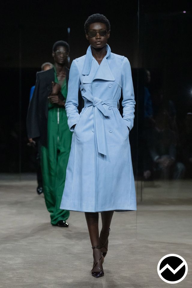 Tom Ford, SS27 womenswear, Side Pocket Coat, look 28