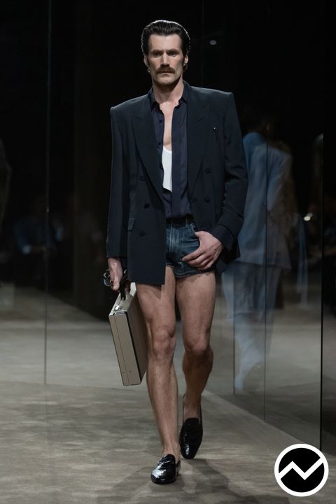 Tom Ford, SS27 menswear, Micro Shorts, look 37