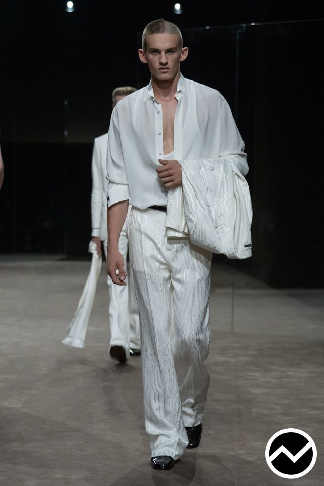 Tom Ford, SS27 menswear, White, look 55