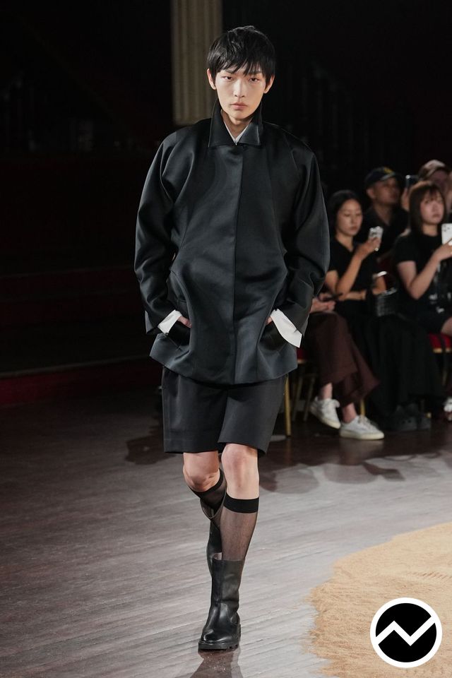 Torishéju, SS27 menswear, Bermuda Shorts, look 1