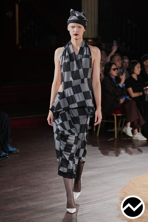 Torishéju, SS27 womenswear, Checked, look 24