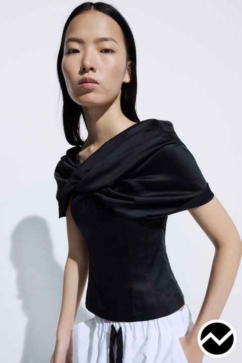 Tove, SS27 womenswear, Draped Top, look 15