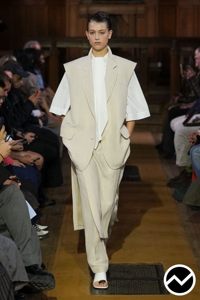 Uma Wang SS27 womenswear, look 1