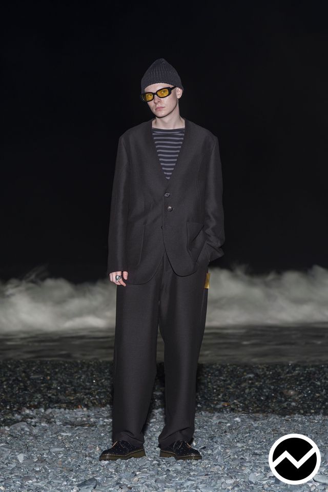 Undercover SS27 menswear, look 1