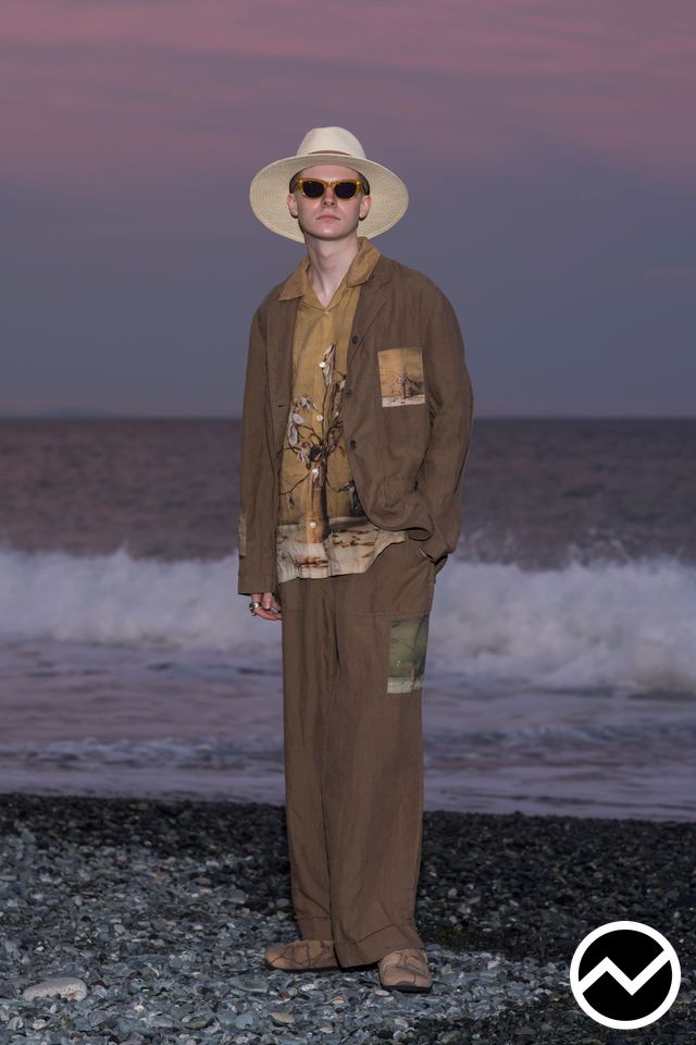 Undercover, SS27 menswear, Camel, look 36