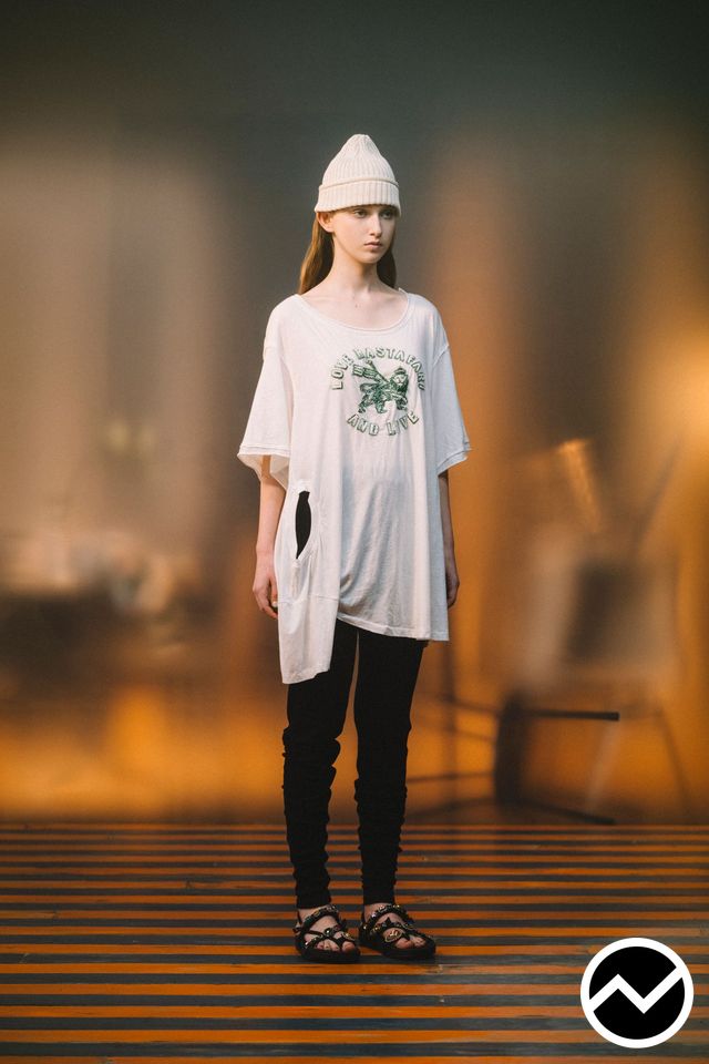 Undercover, SS27 womenswear, Letters & Numbers, look 13