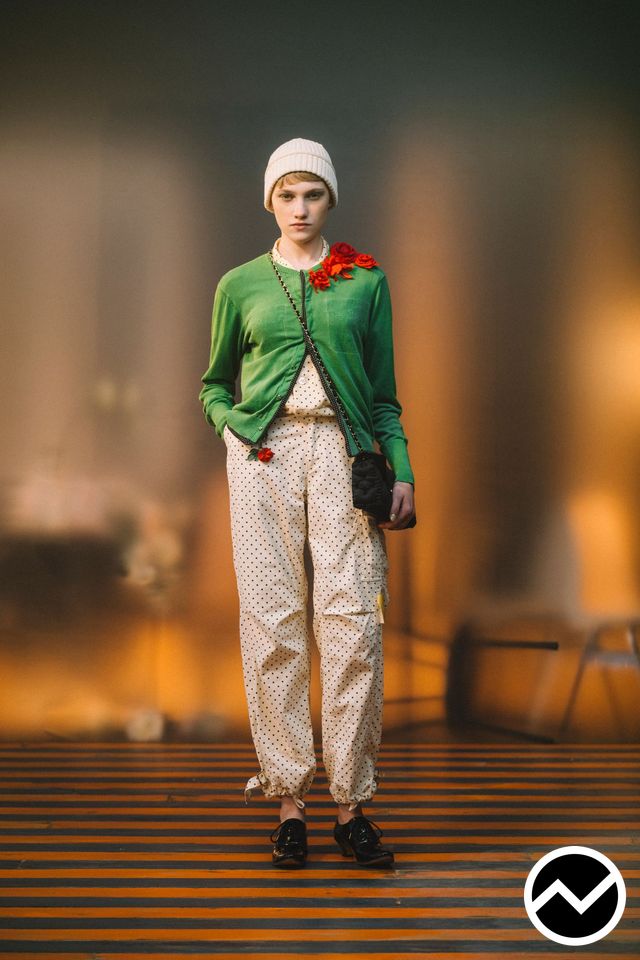 Undercover, SS27 womenswear, Polka Dot, look 33