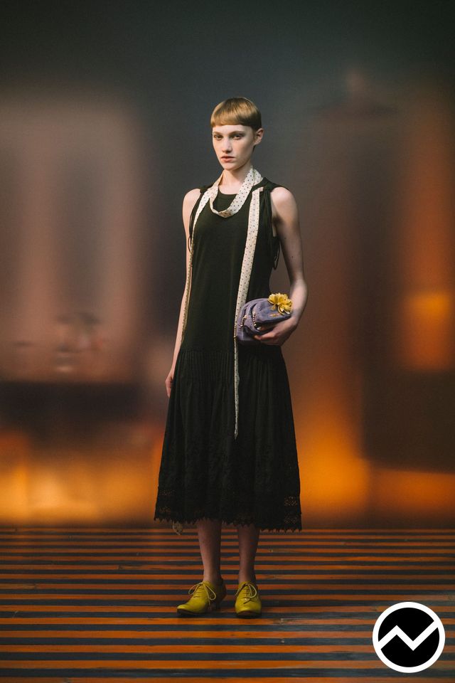Undercover, SS27 womenswear, 20s Retro, look 42