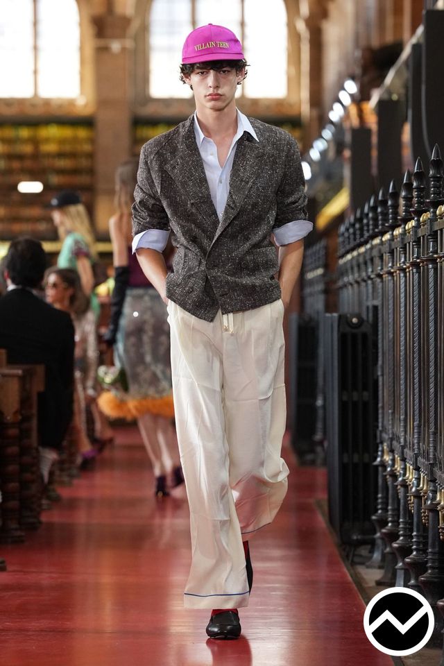 Valentino, SS27 menswear, Palazzo Pants, look 53