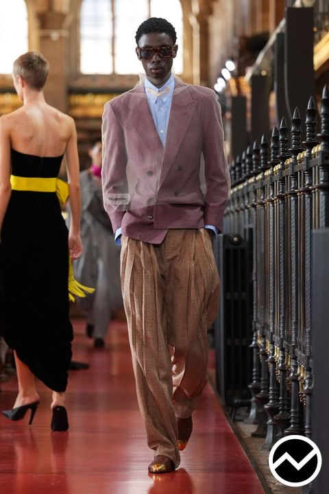 Valentino, SS27 menswear, Barrel Pants, look 78
