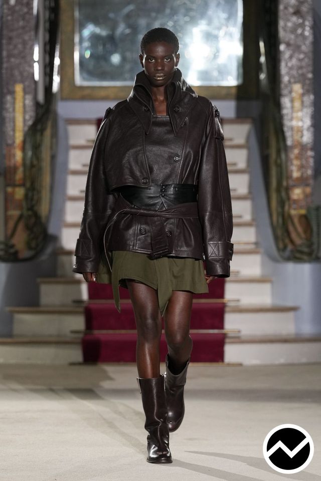 Vaquera, SS27 womenswear, Olive, look 10