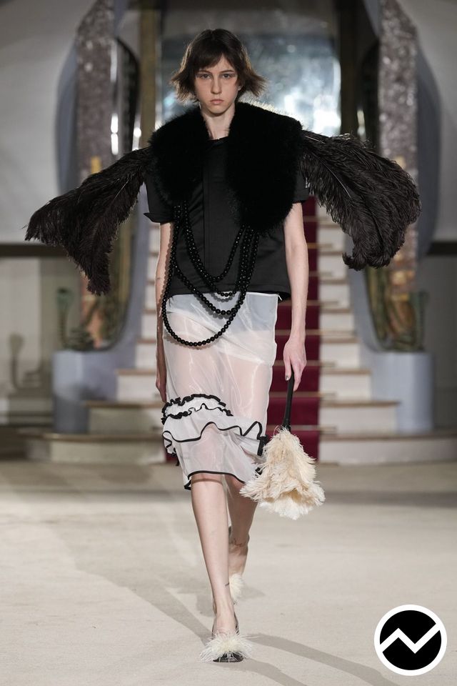 Vaquera, SS27 womenswear, Asymmetric Hem Skirts, look 33