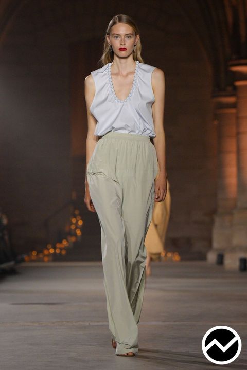Victoria Beckham, SS27 womenswear, Elasticated Waistline Pants, look 6