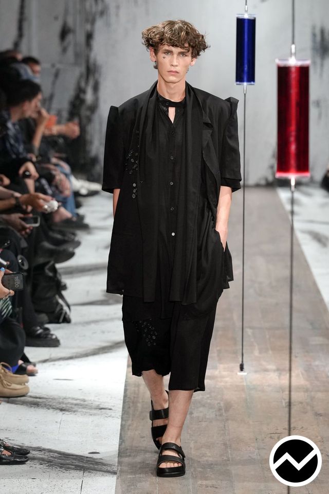 Yohji Yamamoto, Yohji Yamamoto SS27 menswear, look 4