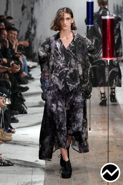 Yohji Yamamoto, SS27 menswear, Abstract, look 9