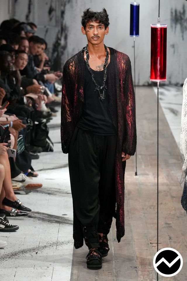 Yohji Yamamoto, SS27 menswear, Scoop T-Shirts, look 30