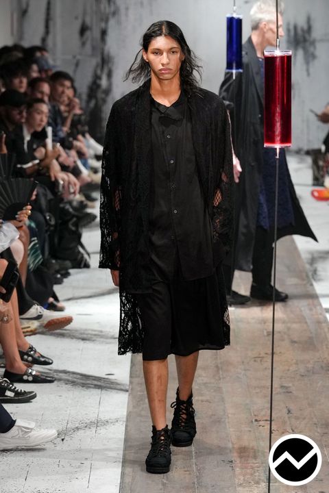 Yohji Yamamoto, SS27 menswear, Dark Romance, look 35