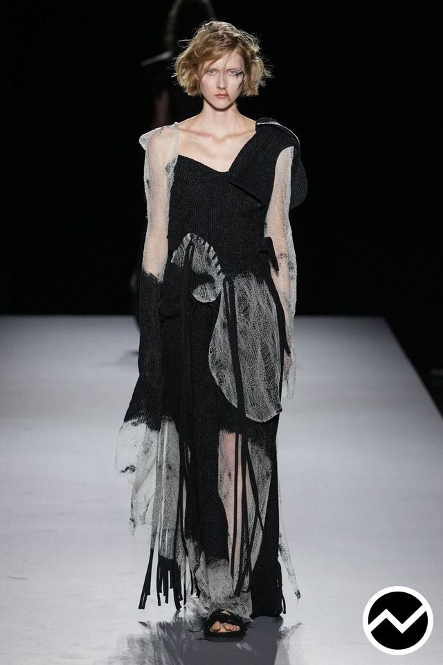 Yohji Yamamoto, Yohji Yamamoto SS27 womenswear, look 7