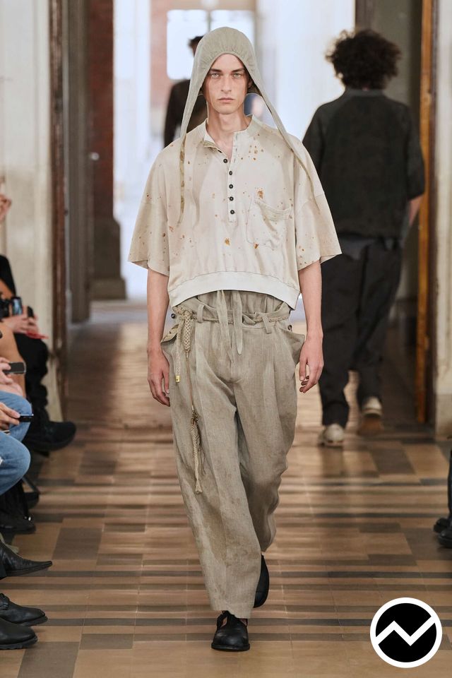 Ziggy Chen, SS27 menswear, Ecru, look 19