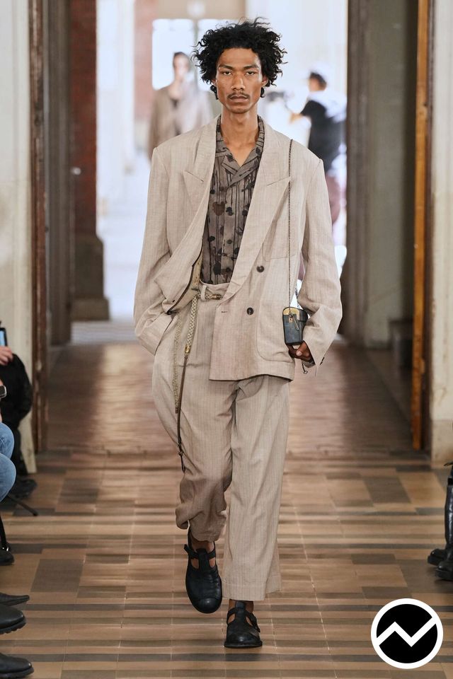 Ziggy Chen, SS27 menswear, Drop Shoulder Jacket, look 28