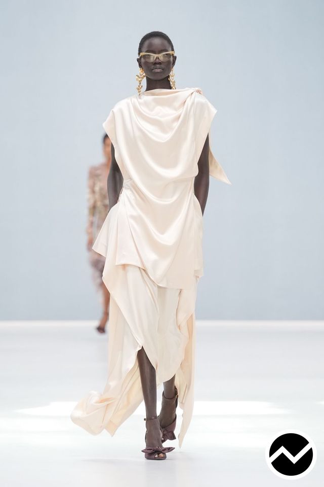 Zimmermann, SS27 womenswear, High Neckline Blouse, look 44