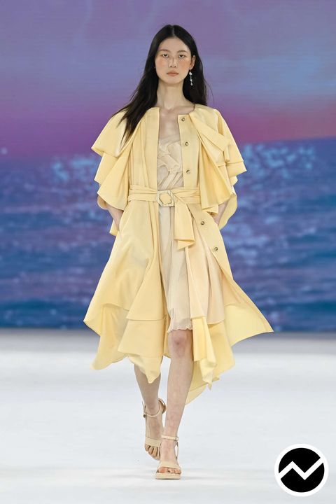 Cahiers, SS27 womenswear, Butter Yellow, look 26