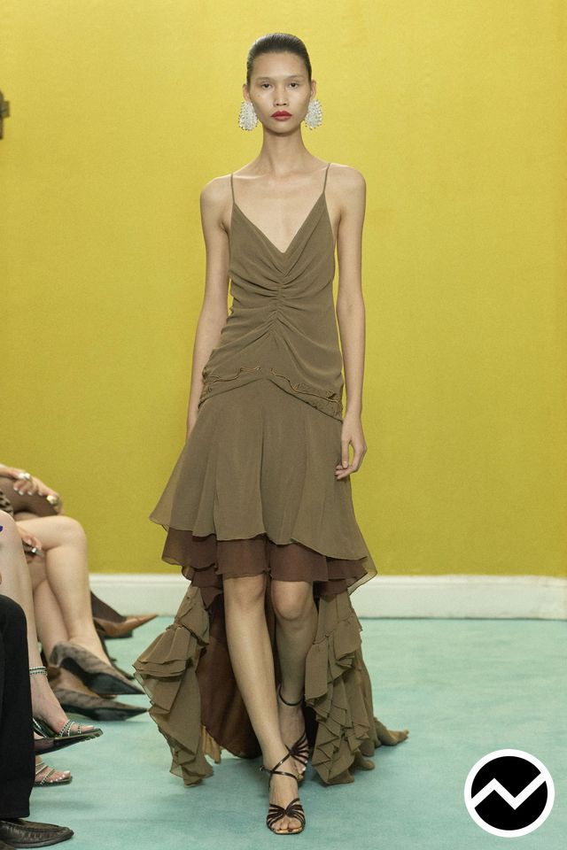 Jacques Wei, SS27 womenswear, Olive, look 37
