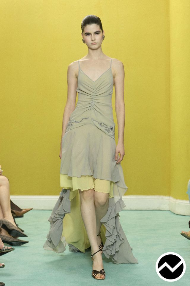 Jacques Wei, SS27 womenswear, Lime, look 38