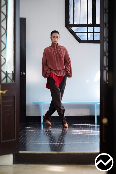 Samuel Guì Yang, SS27 womenswear, Hip Length Blouse, look 4