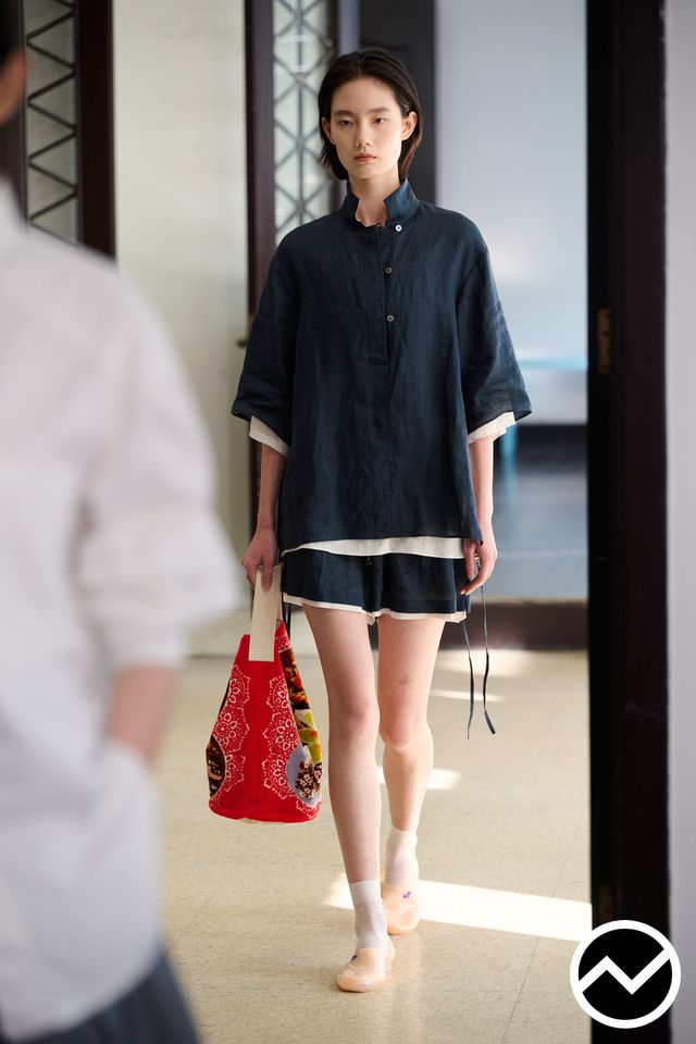 Samuel Guì Yang, SS27 womenswear, Hip Length Blouse, look 19