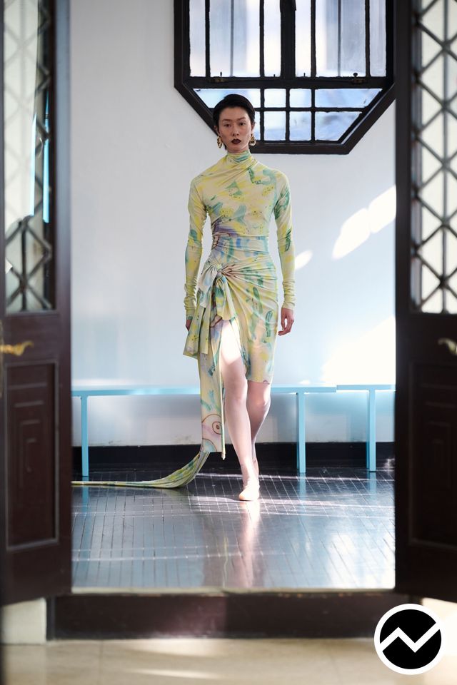 Samuel Guì Yang, SS27 womenswear, Abstract, look 26