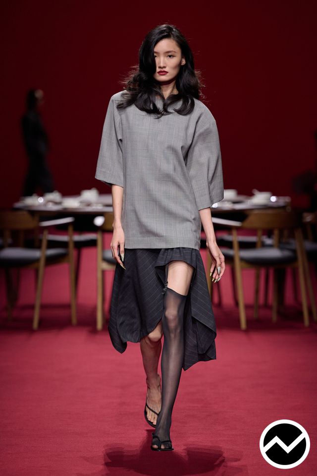 Shao, SS27 womenswear, Mid-Rise Skirts, look 2