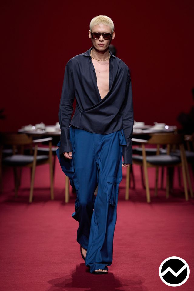 Shao, SS27 menswear, Navy, look 7