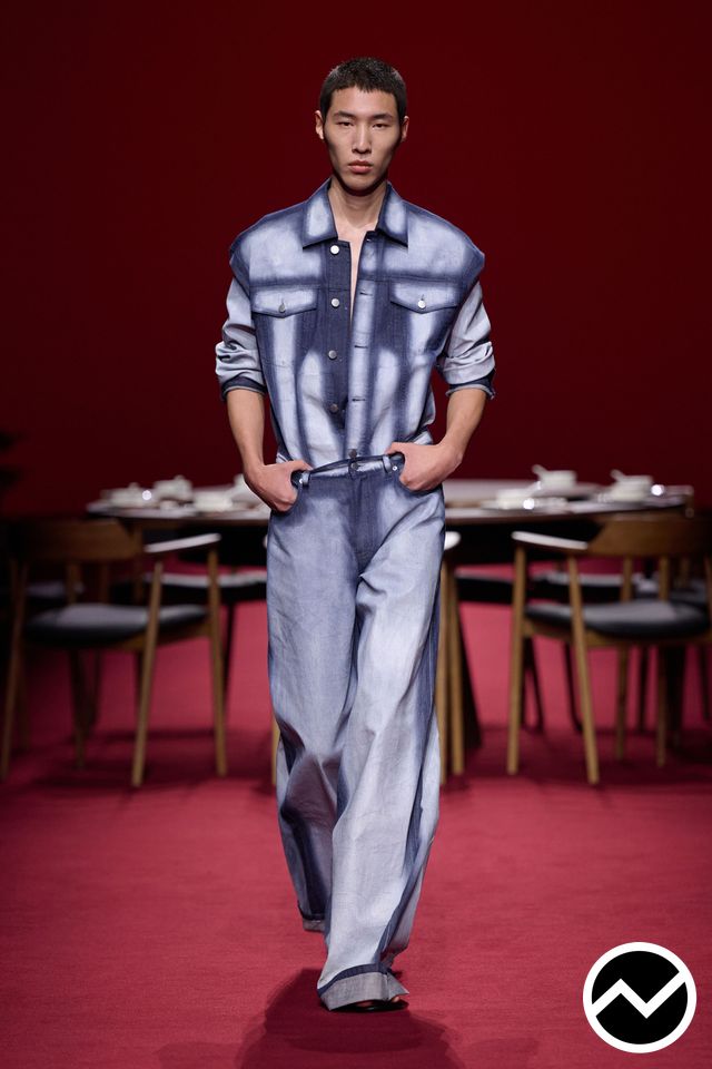 Shao, SS27 menswear, Pastel Blue, look 28