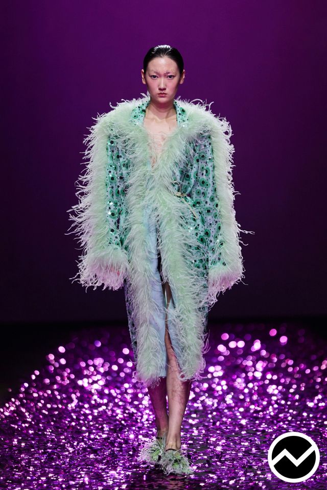 Shuting Qiu, SS27 womenswear, Emerald, look 33