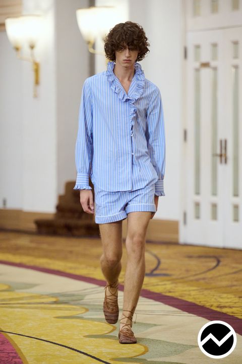 Xu Zhi, SS27 menswear, Lounge Shorts, look 9