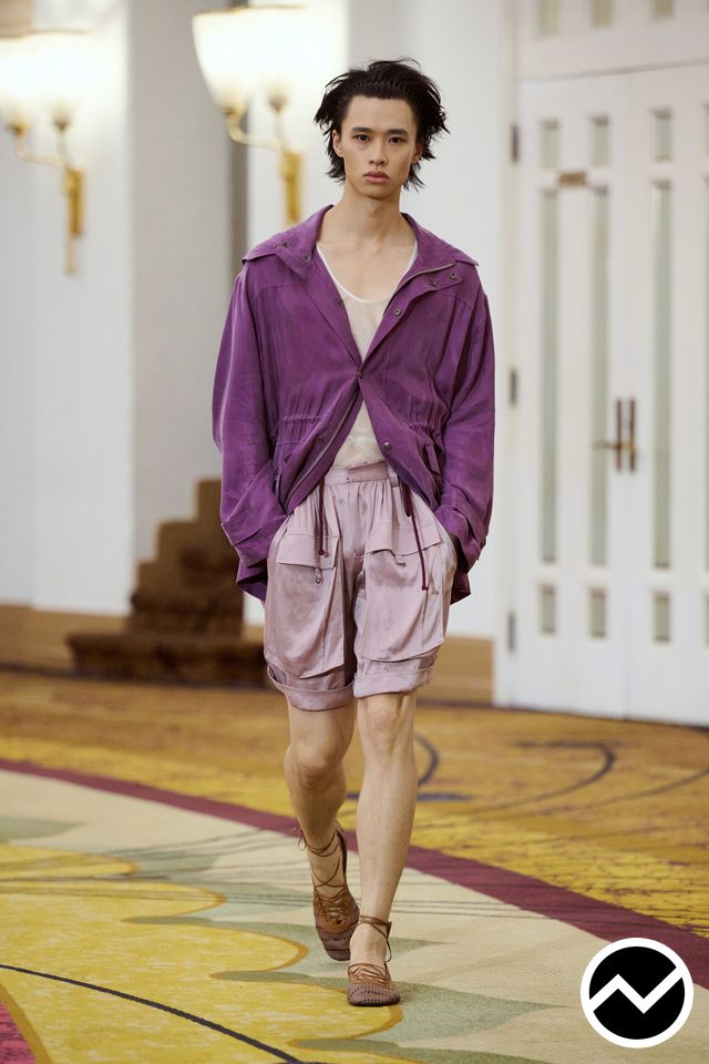 Xu Zhi, SS27 menswear, Plum, look 21