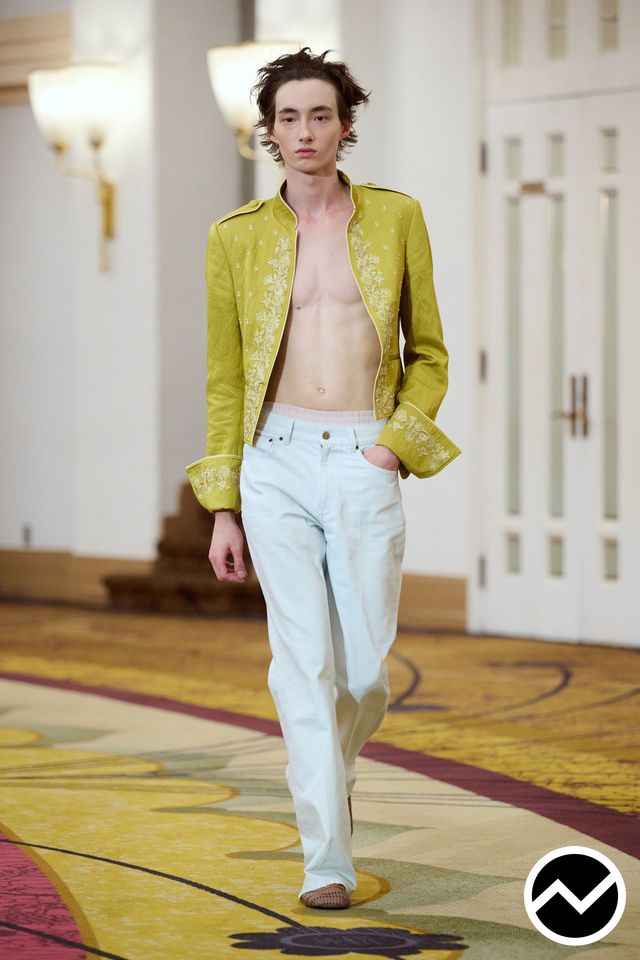 Xu Zhi, SS27 menswear, Mint, look 36