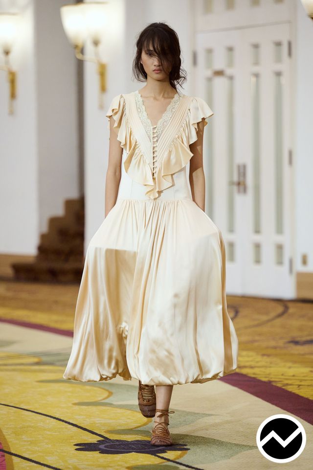 Xu Zhi, SS27 womenswear, Ecru, look 43